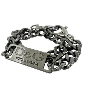DOLCE & GABBANA Silver Charm Bracelet